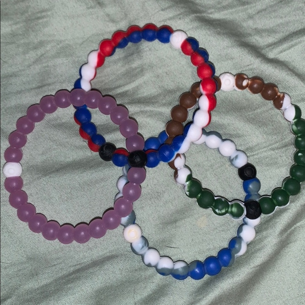 4 Lokai bracelets